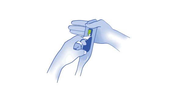 LoFric Origo Pro IFU/Quick guide illustration showing step 3 use the loop